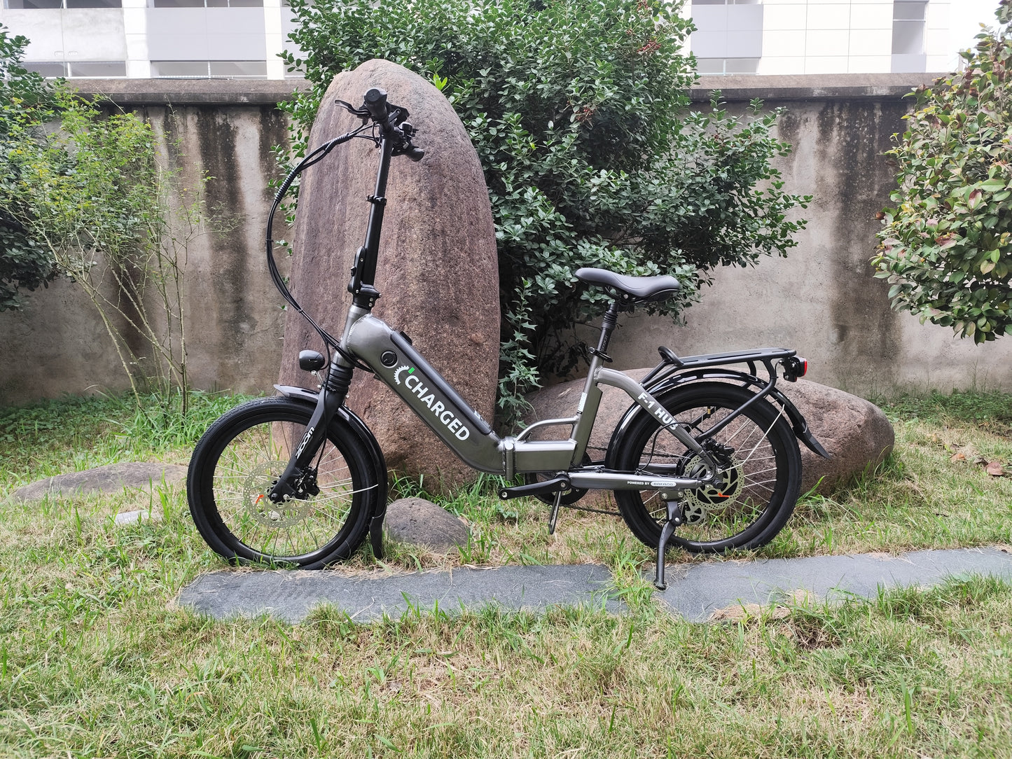 Charged F-1 Hub Adventure Folding Electric Bike
