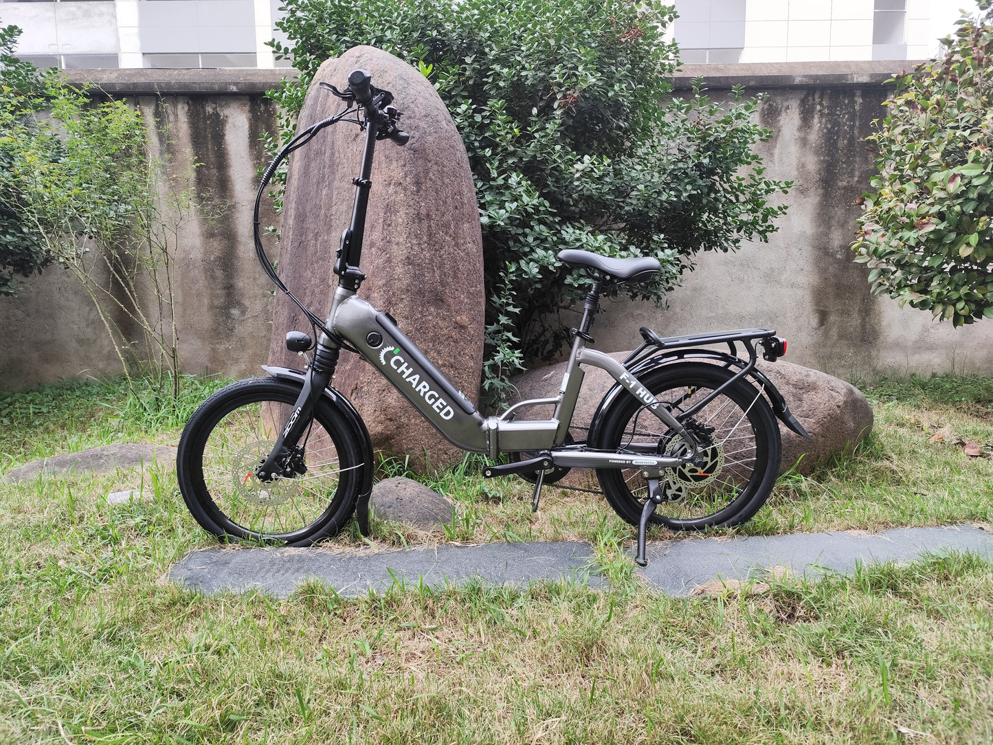 Charged F-1 Hub Adventure Folding Electric Bike