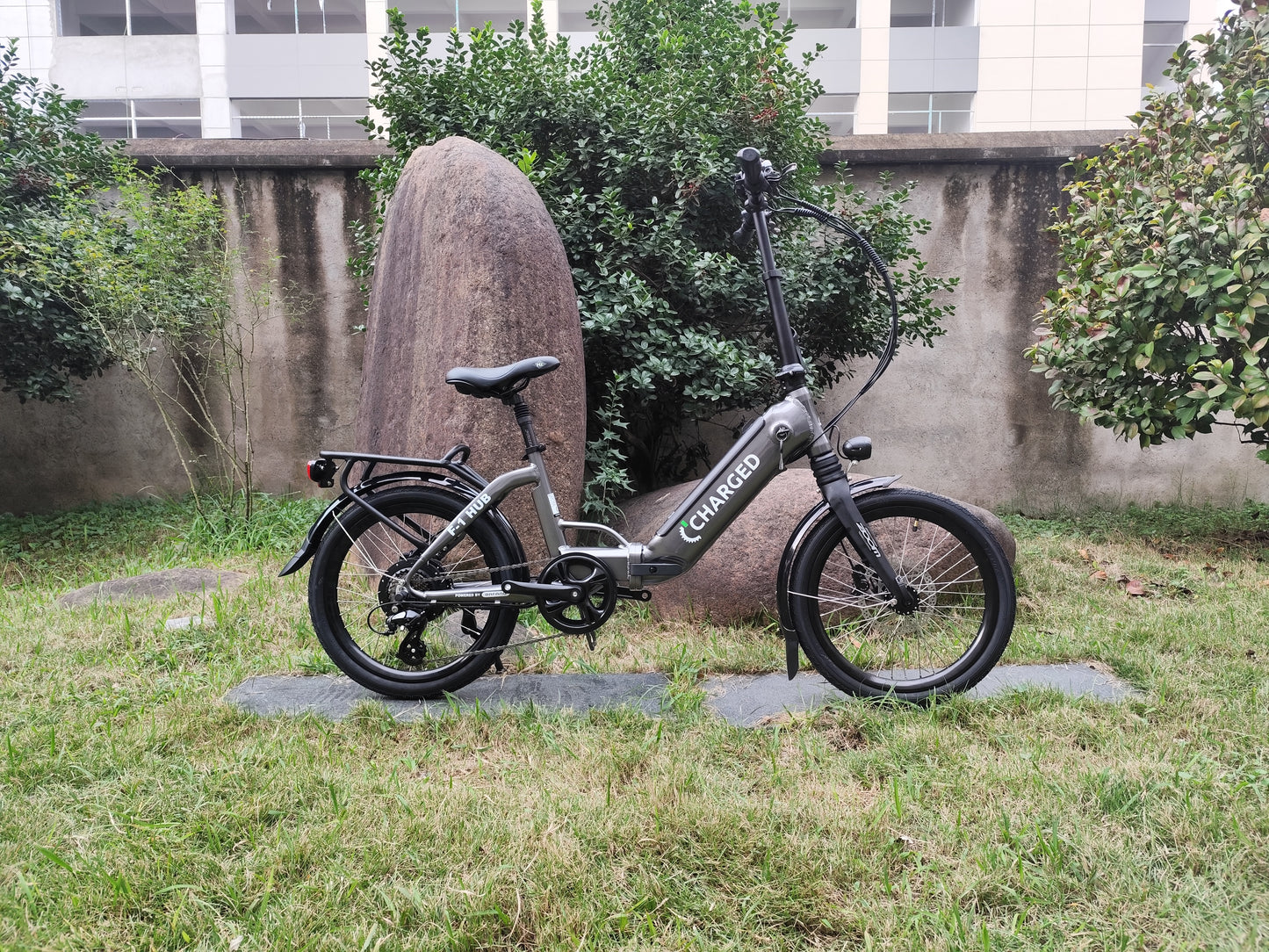Charged F-1 Hub Adventure Folding Electric Bike
