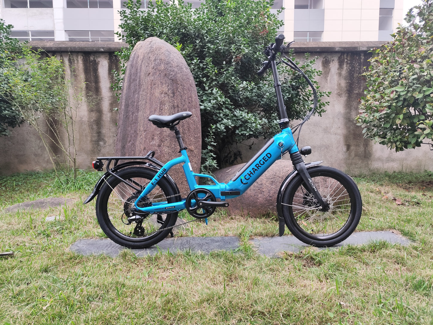 Charged F-1 Hub Adventure Folding Electric Bike