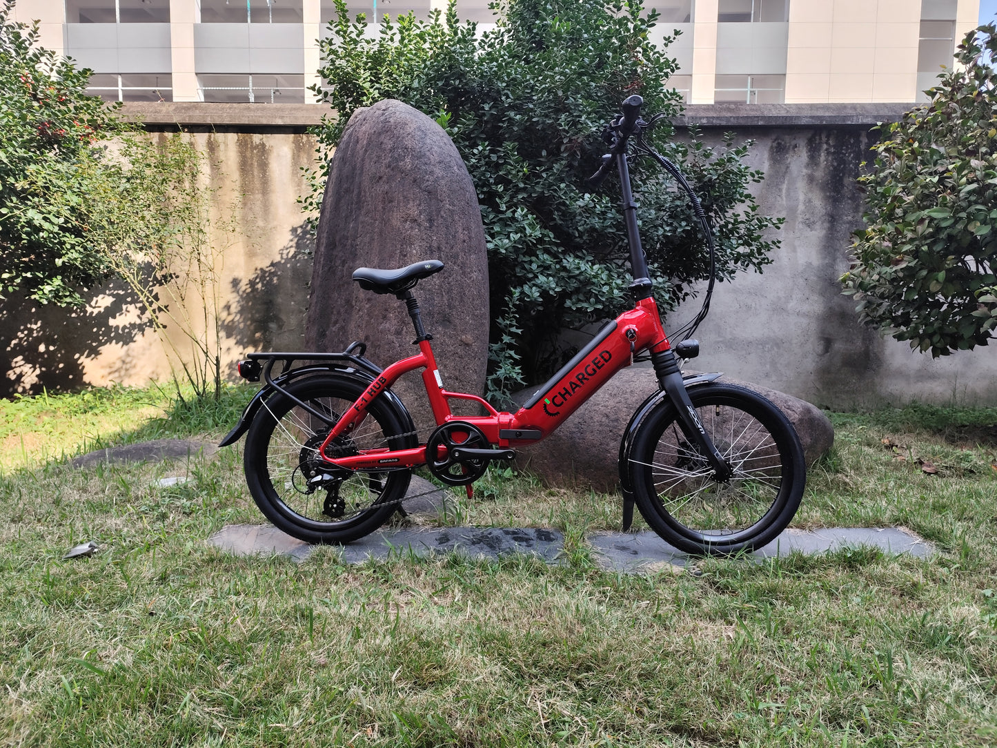 Charged F-1 Hub Adventure Folding Electric Bike