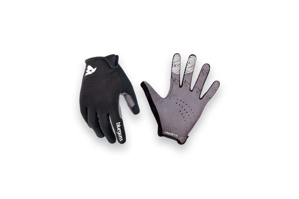 Blue Grass MAGNETE LITE GLOVE - BLACK & WHITE Size Medium - charged-ebikes