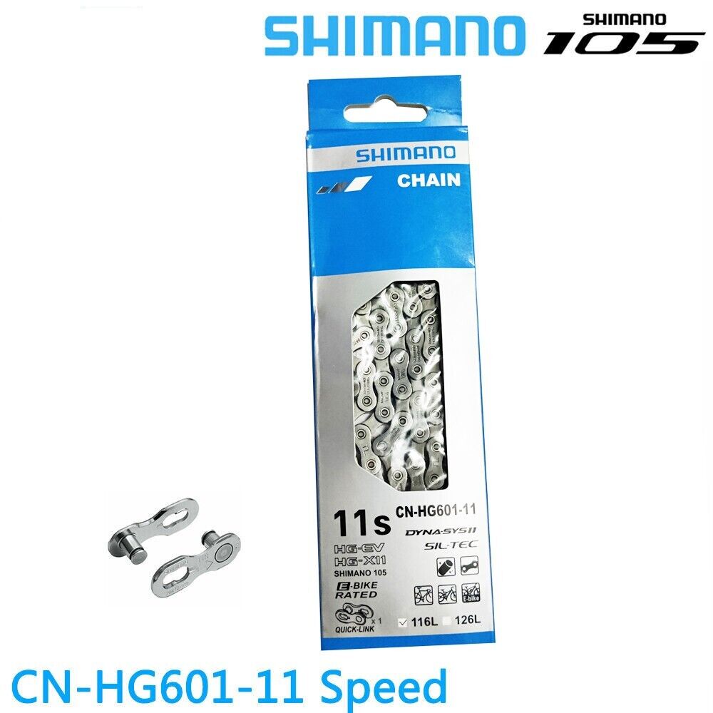 Shimano CN-HG601 105, SLX chain with quick link, 11-speed, 116L, SIL-TEC
