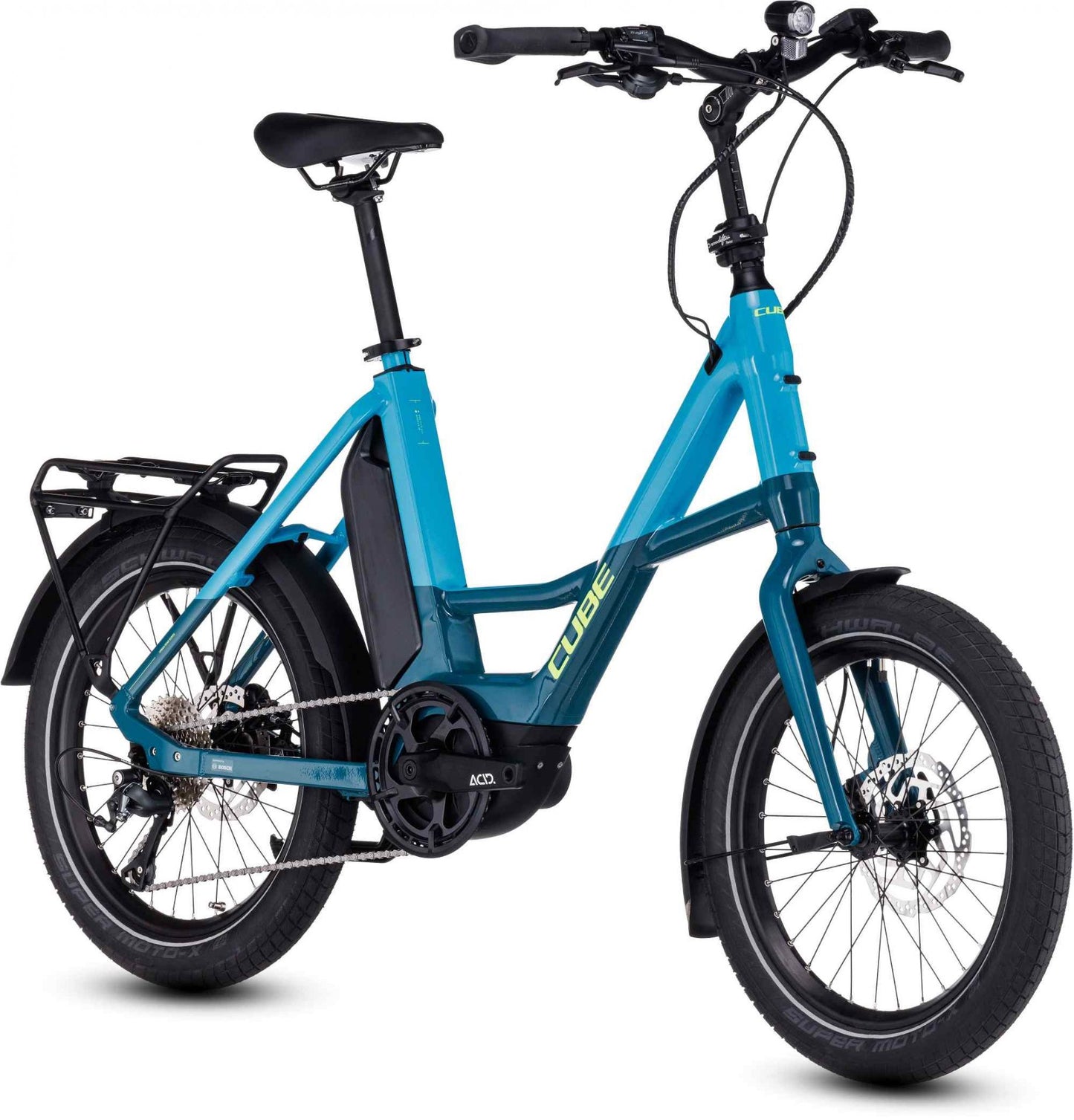 CUBE COMPACT SPORT HYBRID 500 BLUE/LIME