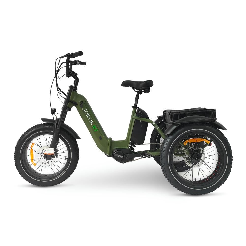 Jorvik Dual Battery Mid Drive Electric Folding Mountain Trike JMT13 (250w)