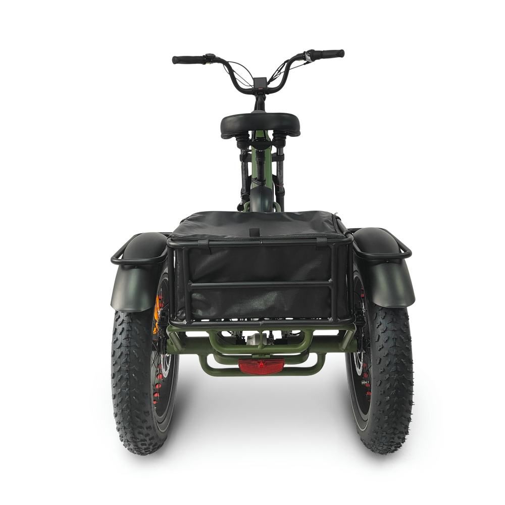 Jorvik Dual Battery Mid Drive Electric Folding Mountain Trike JMT13 (250w)