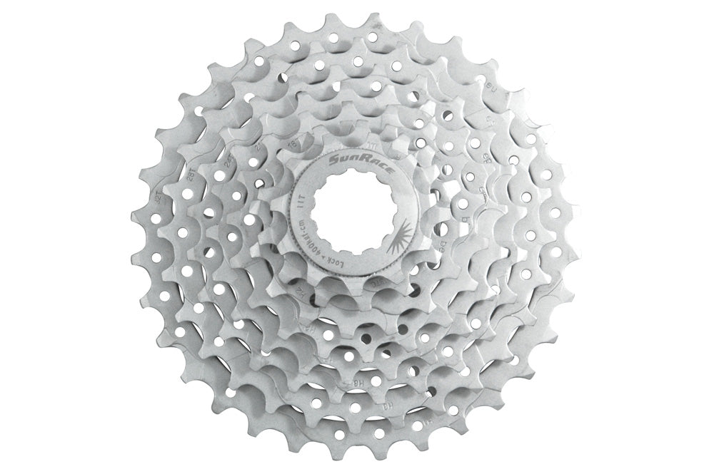 Sunrace Satin Finish 8 Speed Cassette - charged-ebikes