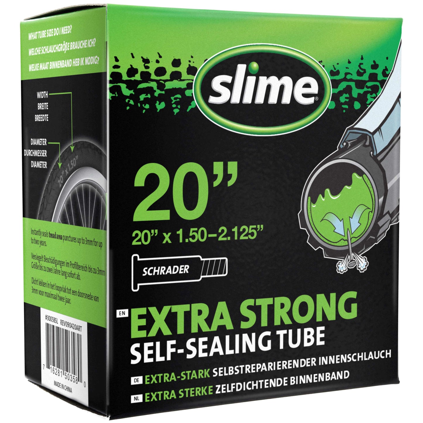 Slime Smart Tube 20x1.75/2.125 SV - charged-ebikes